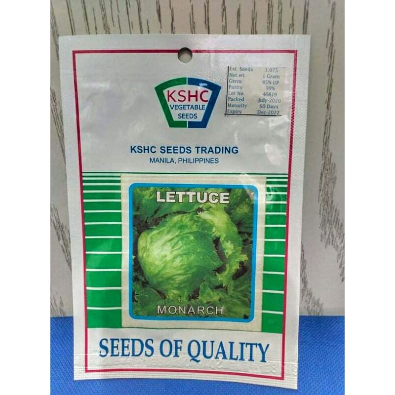 Kshc Vegetables Seeds Seeds Of Quality 120 Pack Shopee Philippines