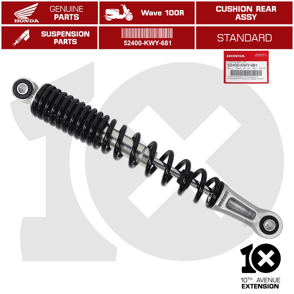 10thX HONDA Genuine Rear Shock Part No. 51500KWY901 Left 51400