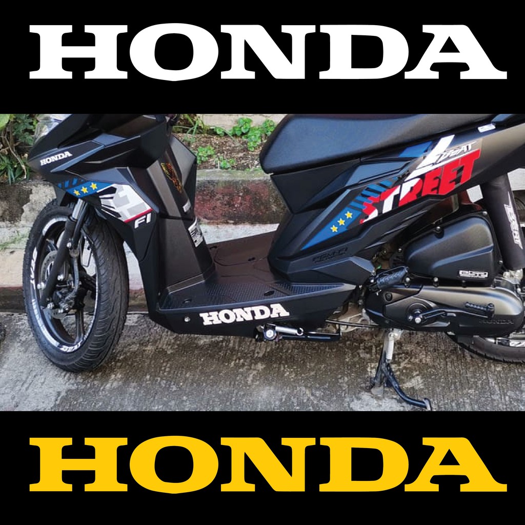 HONDA text logo 2pcs - Vinyl cutout | Shopee Philippines