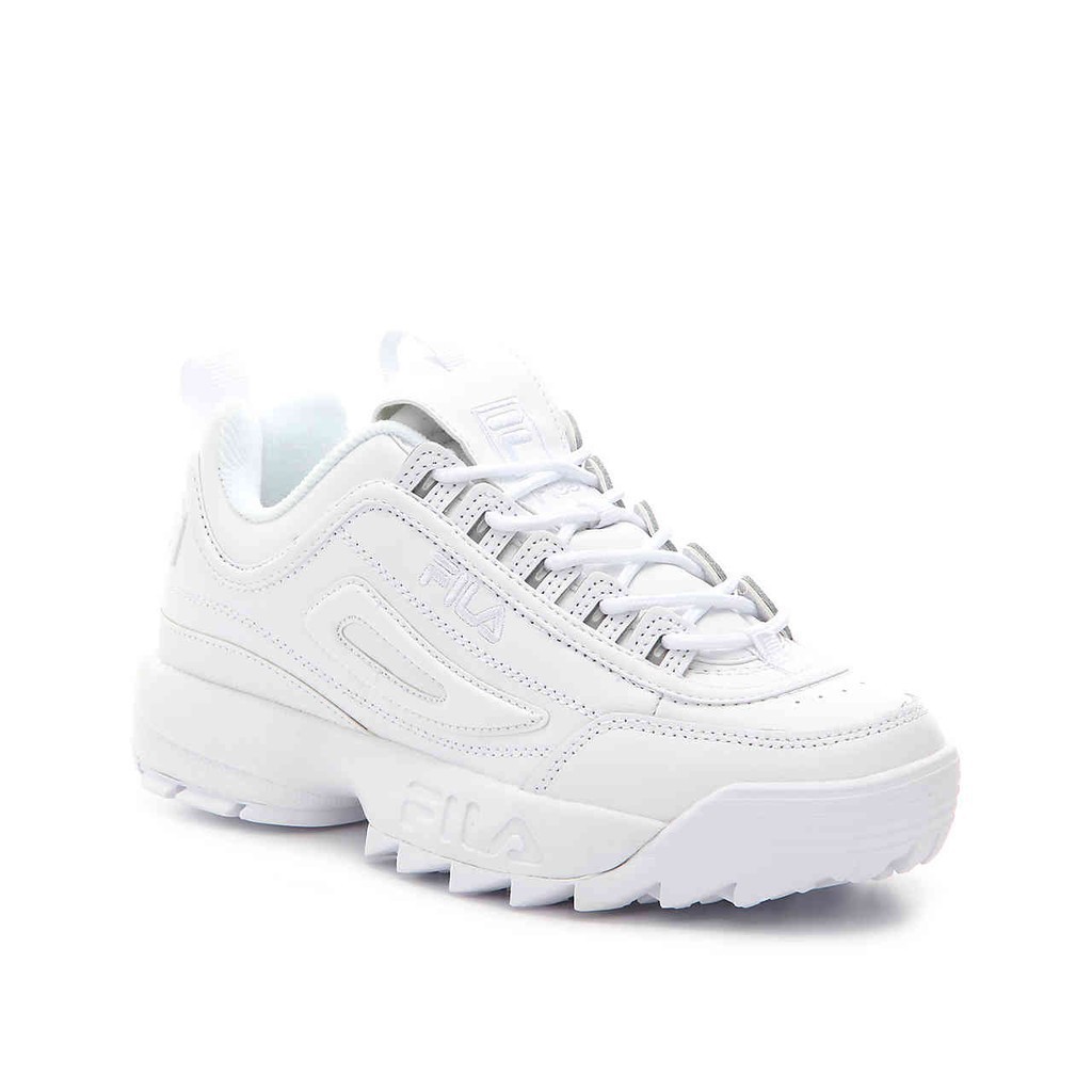 fila white gym shoes