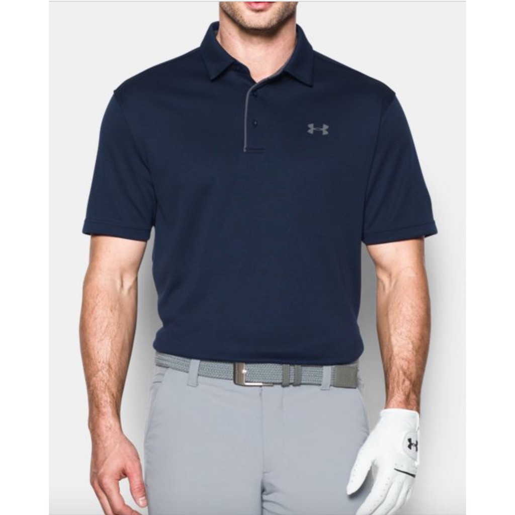 under armour navy blue polo