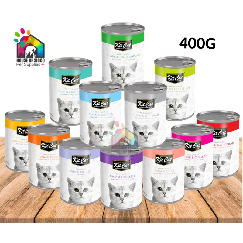 Kit Cat GrainFree Wet Food 400g Shopee Philippines