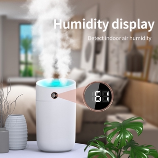 Air Humidifier Air Purifiers Household Double Spray Head 3L Large Capacity Humidifier with LED Light