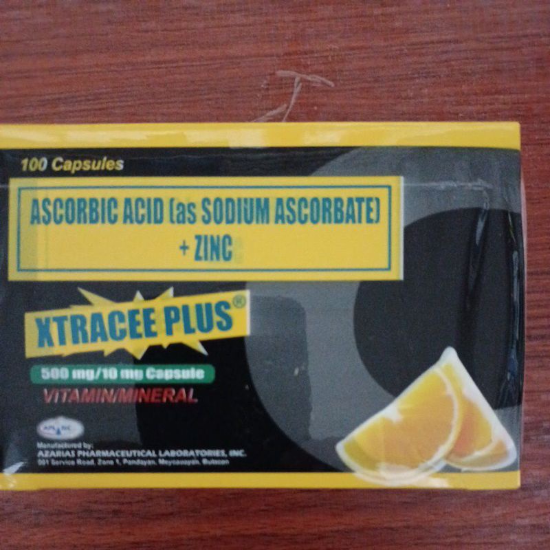 (Sodium Ascorbate Zinc Sulfate) Xtracee Plus Vitamin C w/ Zinc Shopee
