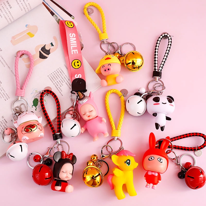 Cartoon Keychain Unisex Cute Pendant Ins Accessories Doll