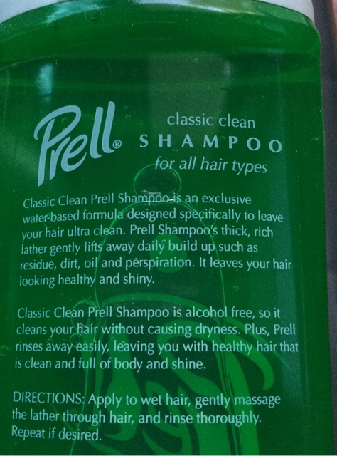 prell shampoo