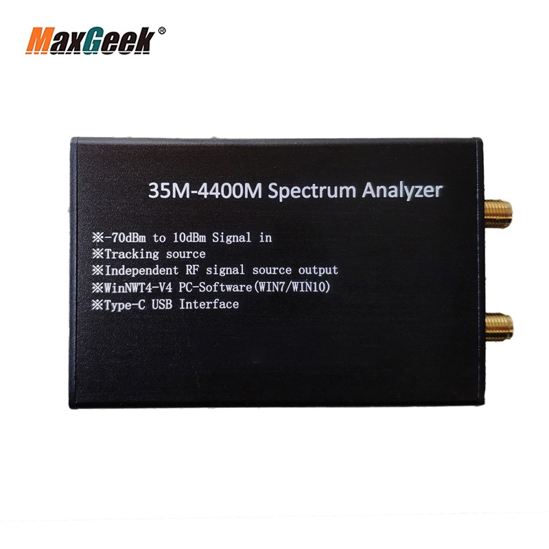 35M4400M Spectrum Analyzer Tracking Generator WIN NWT4 RF Signal Generator With Black Shell