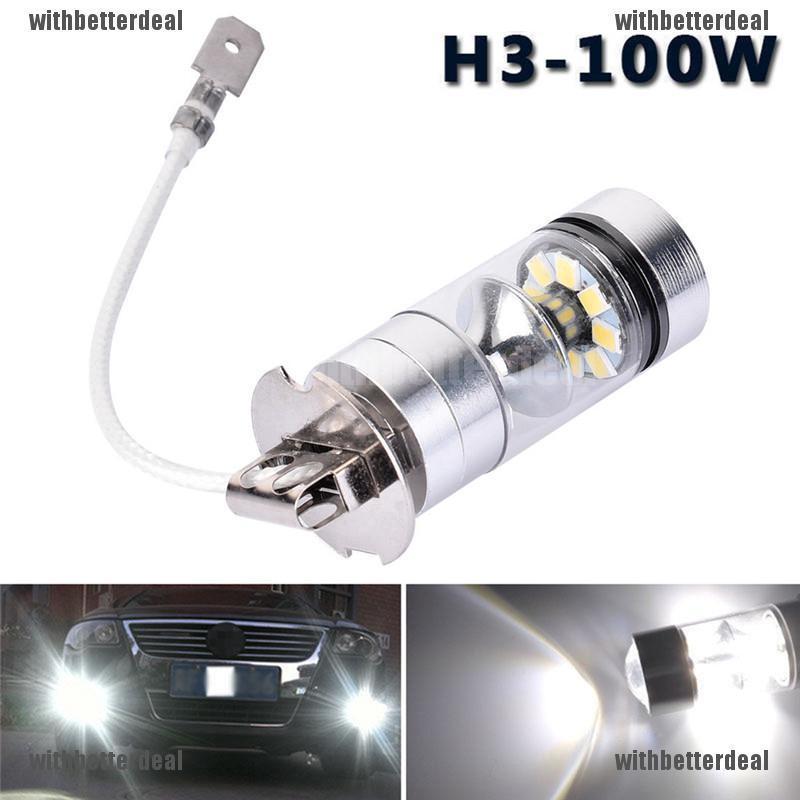 Ford Sierra 100w Super White Xenon HID High Main Beam Headlight Bulbs Pair