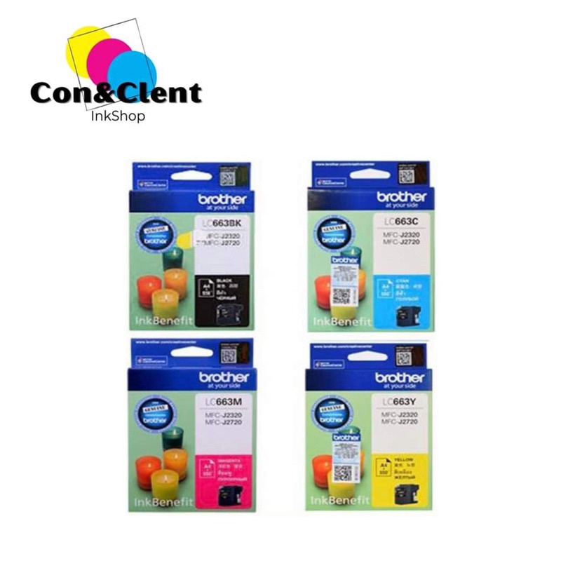 Genuine Brother Ink LC663 black or Colored | Shopee Philippines
