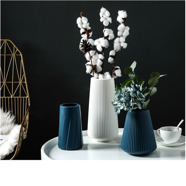 D461 Home Decor Plastic Vase Flower Container Nordic Style Plastic ...