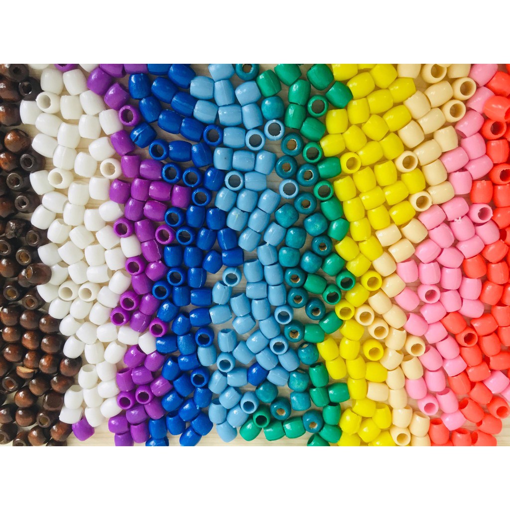 40 pcs PLASTIC BEADS FOR DIY CRAFTS Shopee Philippines