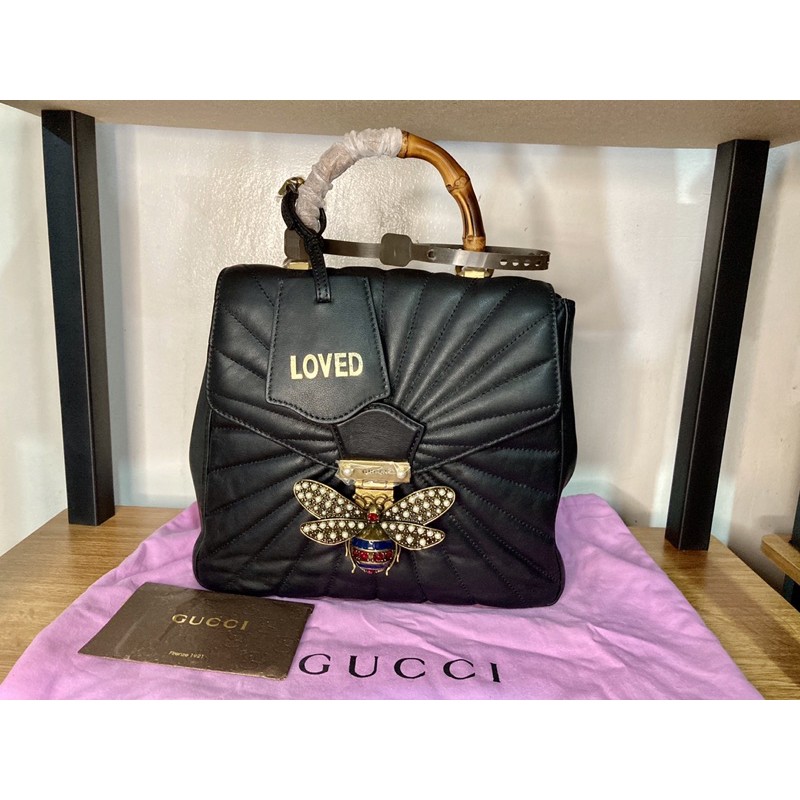 gucci queen margaret quilted leather backpack