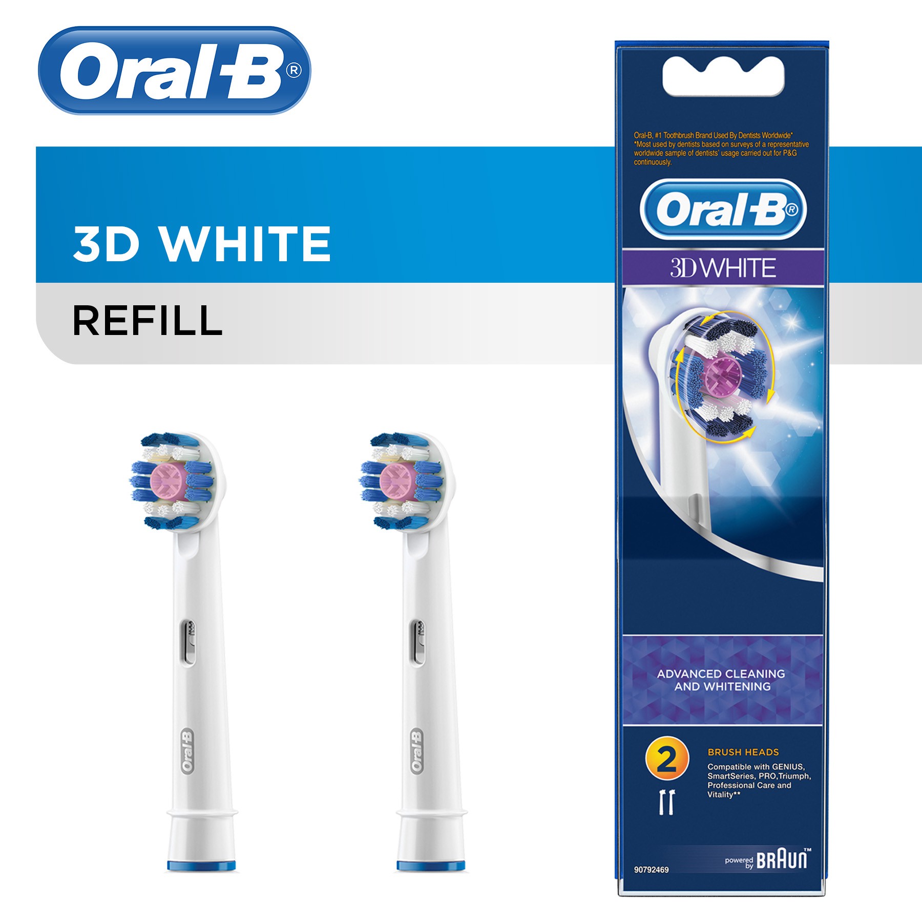 electric toothbrush refills oral b