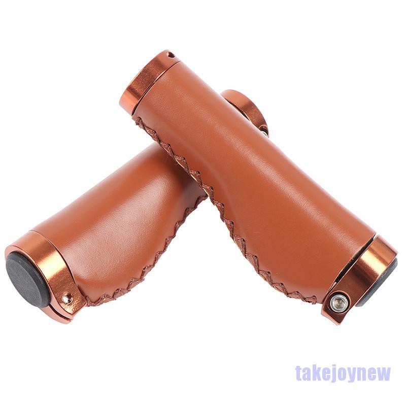 leather bicycle grips