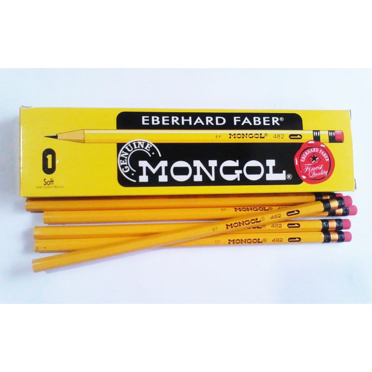 MONGOL Pencil (#1, #2) - 1 Box (12's) | Shopee Philippines