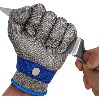 Stainless Steel Wire Fishing Fillet Gloves Cut Resistant Thread Tool Gloves 1pc 
