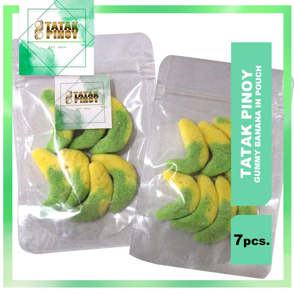 Tatak Pinoy Gummy Sweet Candies Gummies Sweet Snacks Candy Gummi Banana In Pouch Shopee 5769