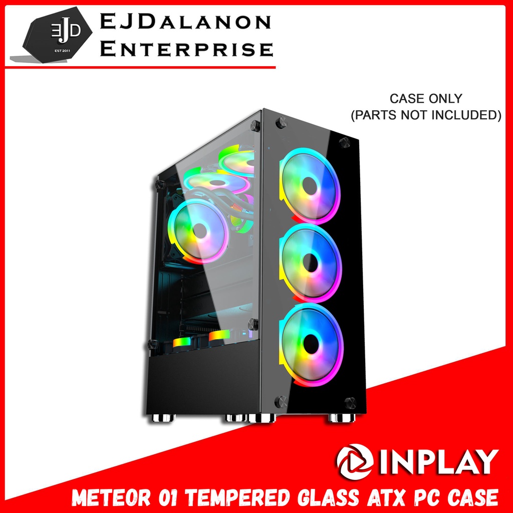 Inplay Meteor 01 Tempered Glass ATX PC Case | Inplay | Meteor 01 ...