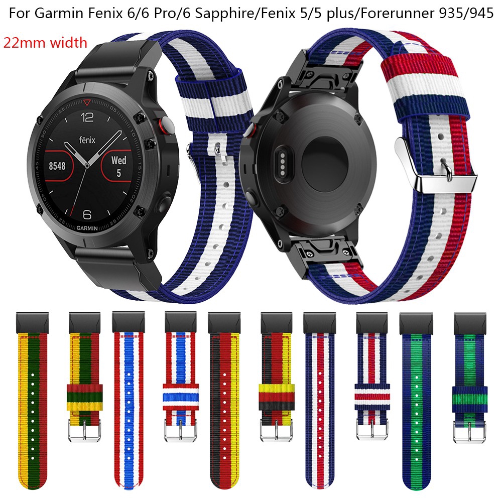 garmin fenix 5 watch band size