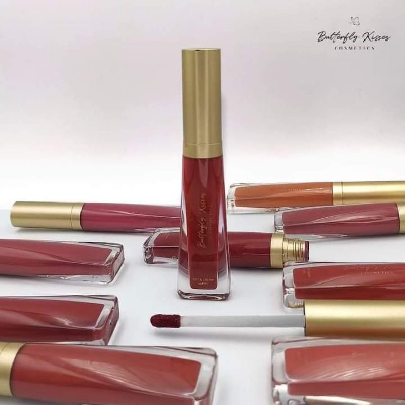 MATTE LIQUID LIPSTICK SOFT& CREAMY (Butterfly kisses Cosmetics