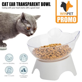 Cat Dog Elevated Bowls 15 Tilted Raised Food Container With Stand Single Bowls