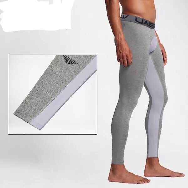 gray compression pants
