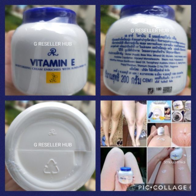 fake vitamin e cream