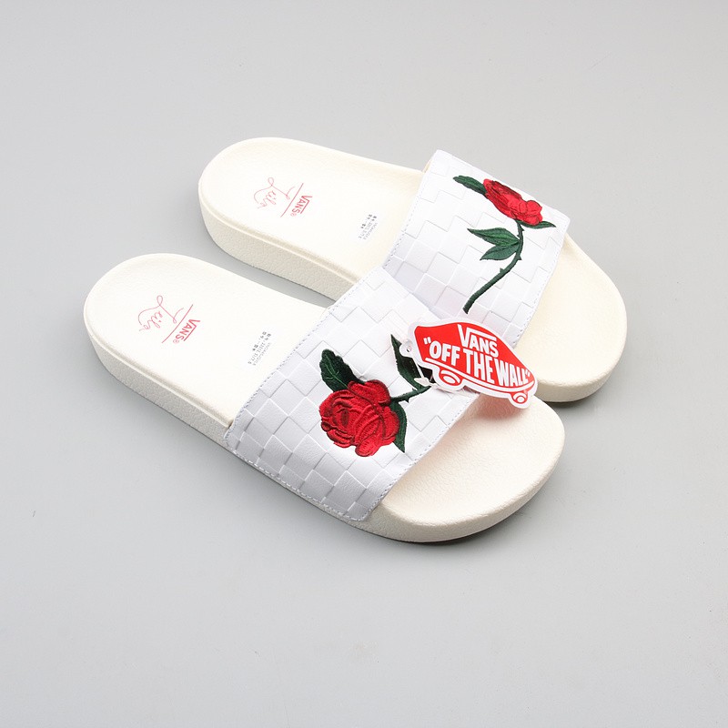 rose vans slides