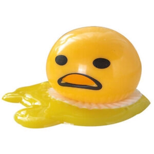 squishy puking egg yolk stress ball
