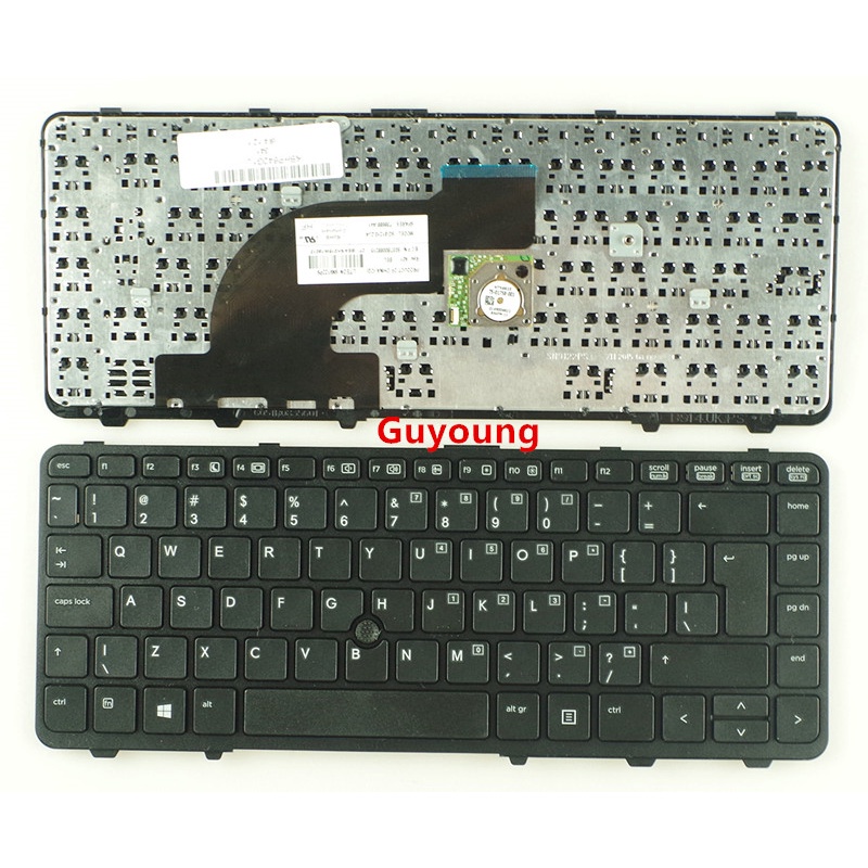 Laptop Keyboard for HP PROBOOK 640 G1 645 G1 black UK English layout ...