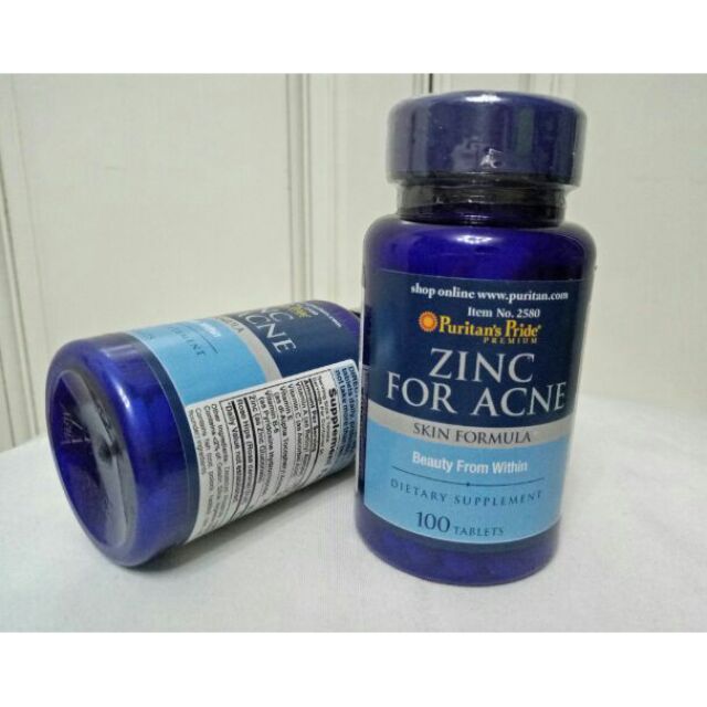 Puritan's Pride Zinc for Acne 100 tablets Shopee Philippines