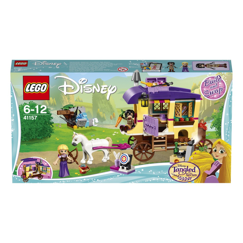 lego rapunzel caravan