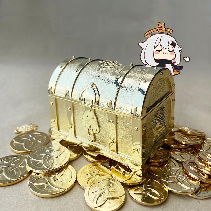 Anime Genshin Impact Cosplay Liyue Mondstadt Magnifcant Treasure Chest