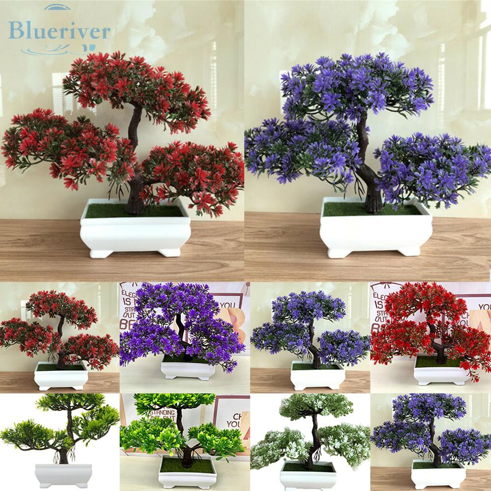 Artificial Bonsai  Pine Flower Bonsai  Wedding Plants 