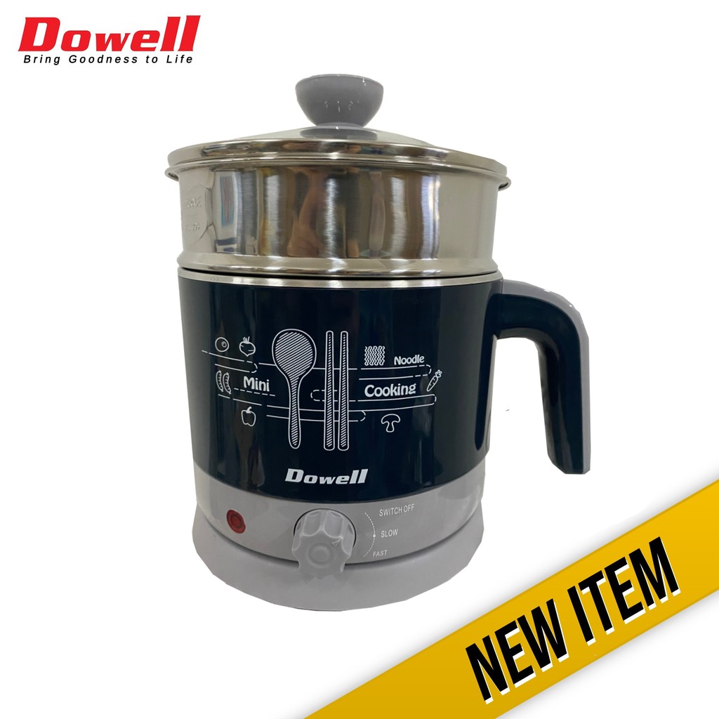 Dowell EKC12S 1.2L Minichef Electric Kettle Multicooker Shopee