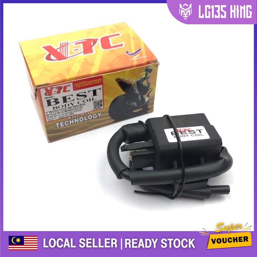 SUZUKI BEST 110 BEST110 RC110 RC 110 PLUG COIL BODY COIL IGNITION COIL