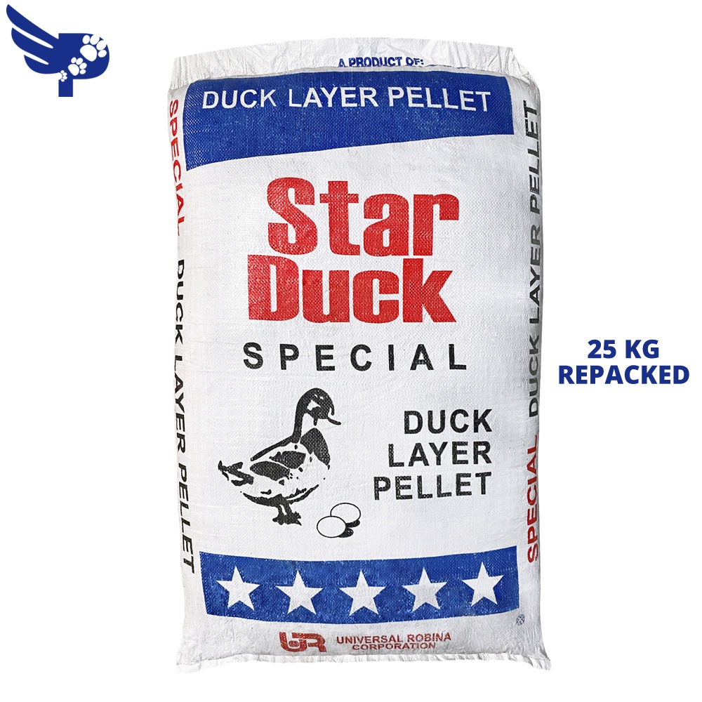 Star Duck Special Duck Layer Pellet 25KG Repacked Duck Feeds 25 kg by URC