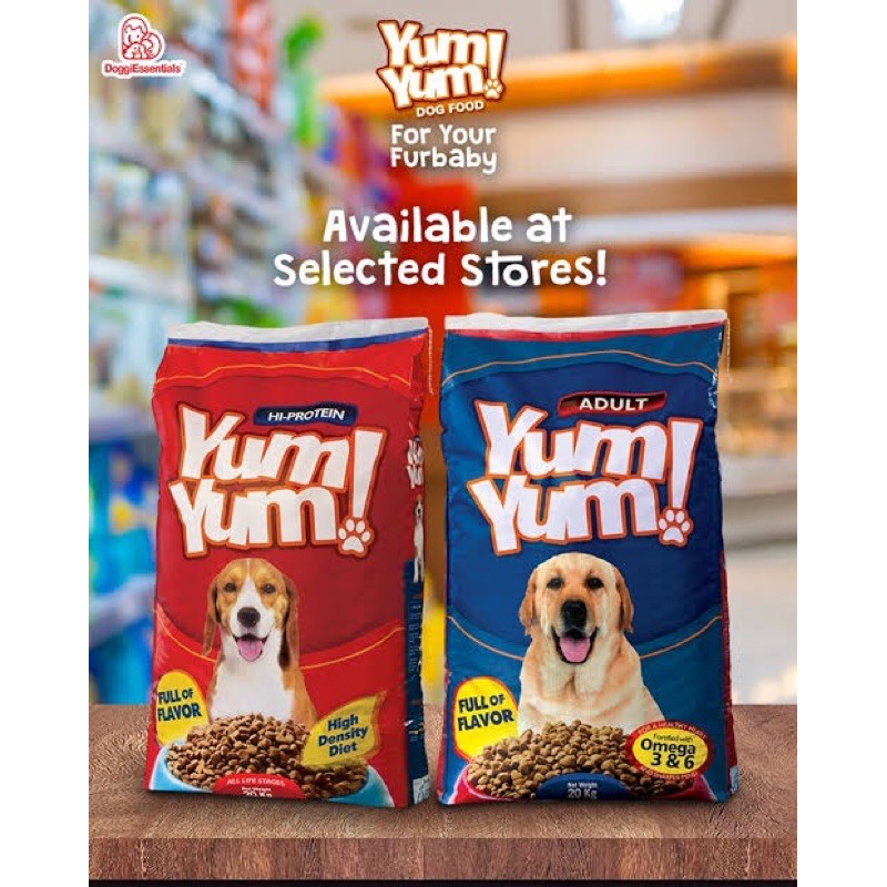 Yum Yum dog food adult/puppy repacked Shopee Philippines