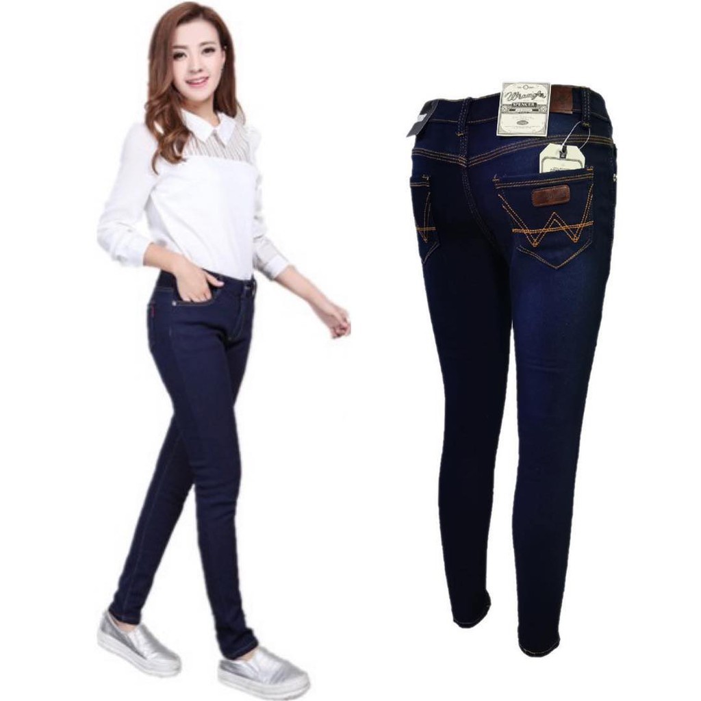 womens navy blue skinny pants