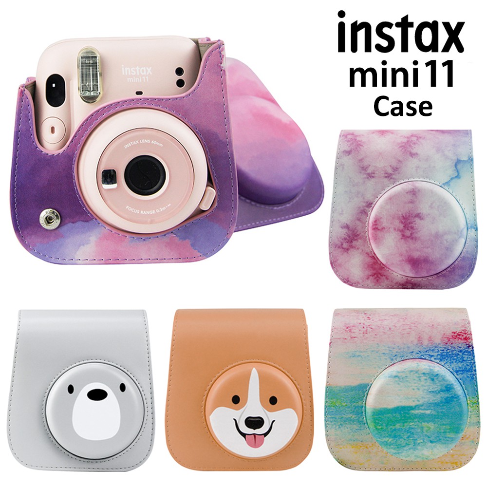 instax camera with bag