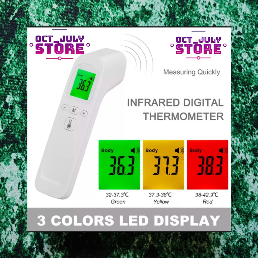 (READY STOCK)PHICON Infrared Thermometer/NonContact Laser Forehead