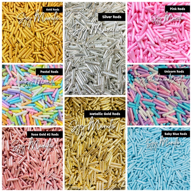 1 kilo pastel metallic pastel capsule rods sprinkles dragees sprinkles |  Shopee Philippines