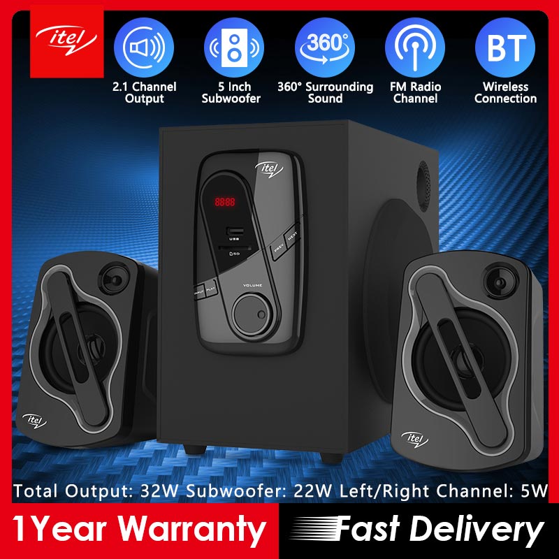 Itel 2580 (5 inches) Subwoofer Bluetooth Speaker presyo ₱1,699