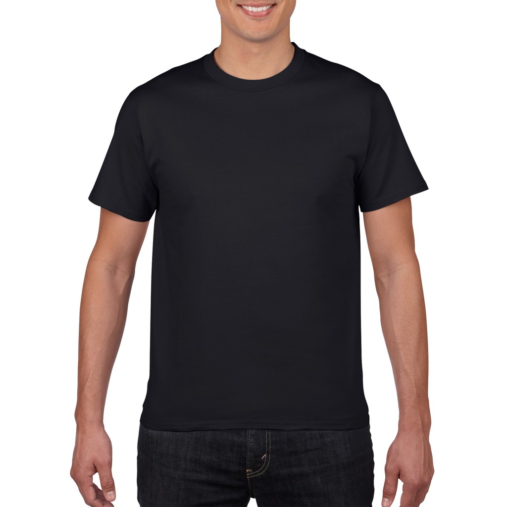 Gildan HA00 Hammer Adult T-Shirt Basic Plain (Black) | Shopee Philippines