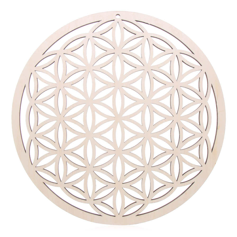 Flower of Life Shape Slice Wood Base Wooden Wall Sign Flower Of Life Energy Mat Flower of Life Shape Slice Wood Base Wooden Wall Sign Flower Of Life Energy Mat