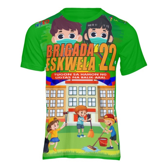 BRIGADA ESKWELA 2022 red blue green white orange navy yellow pink ...