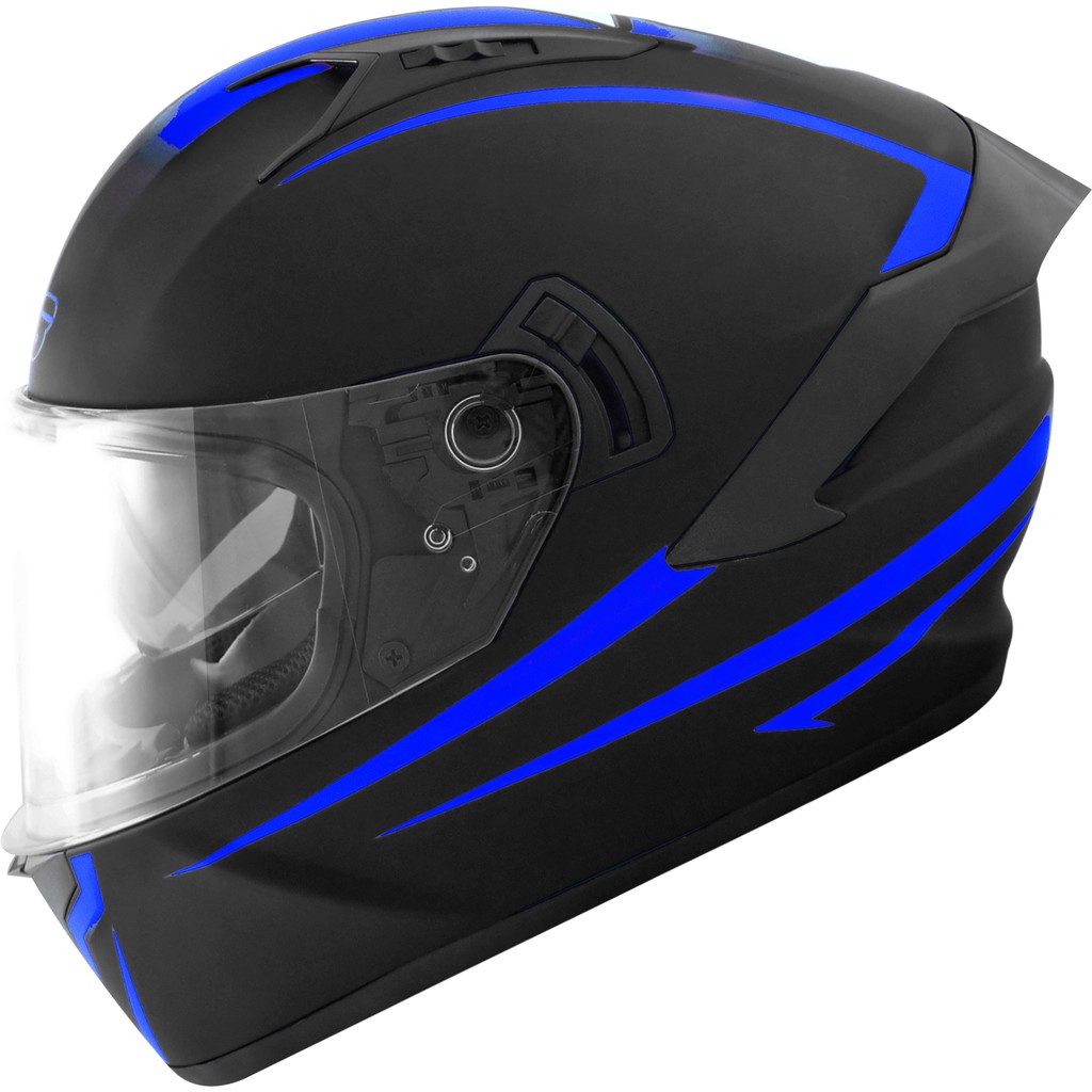 sleek motorcycle helmets