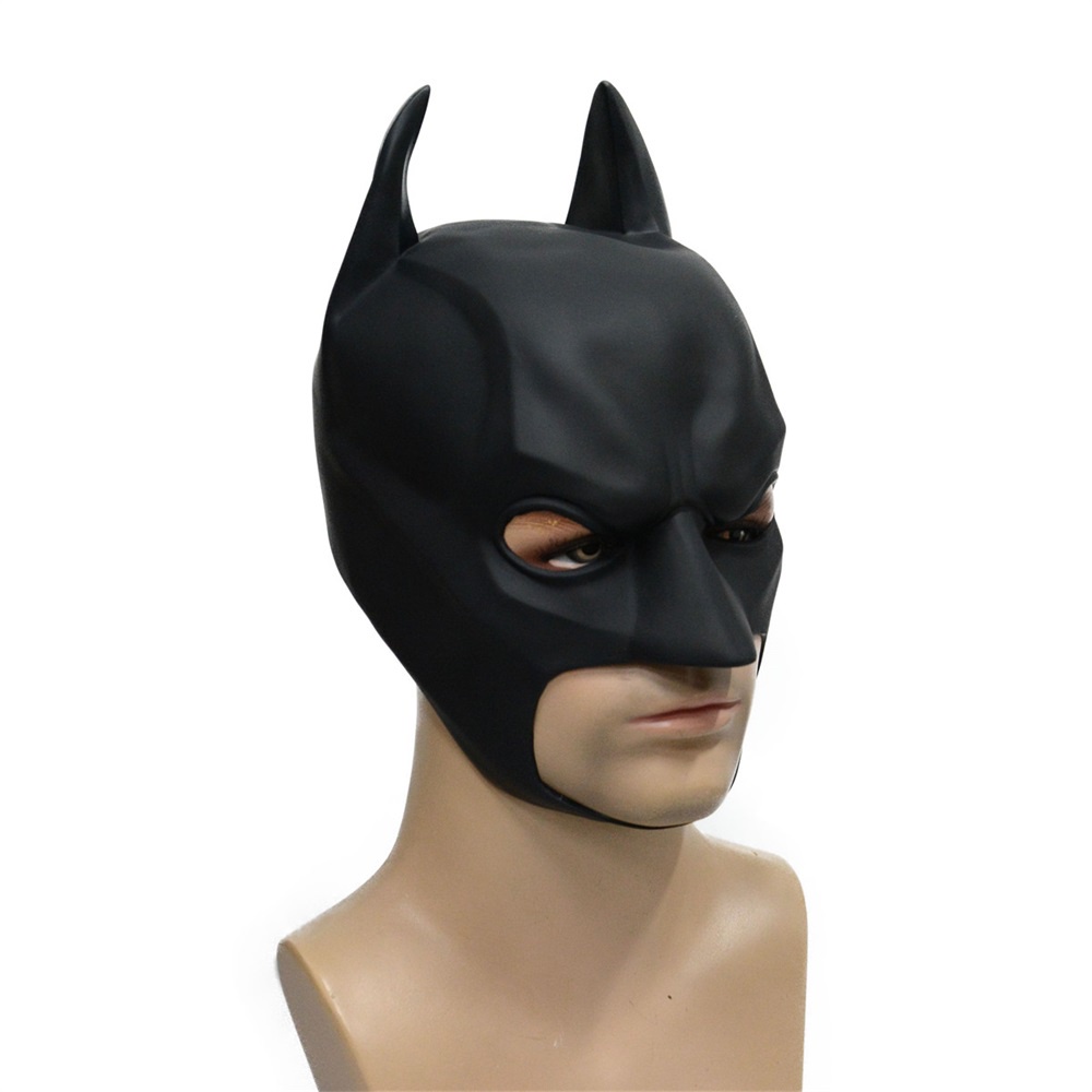 2022 New The Dark Knight Batman Latex Masks Cowl Cosplay Party Superhero  Props Cool | Shopee Philippines