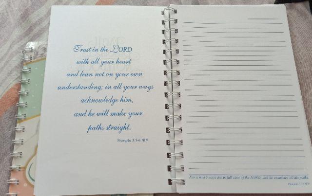 Spiral Notebook Inspirational Bible Verse Scripture Shopee