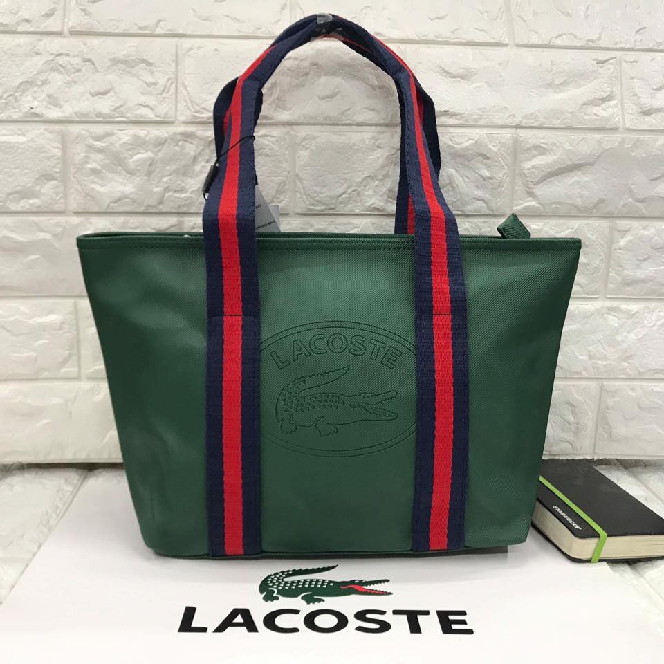 authentic lacoste tote bag